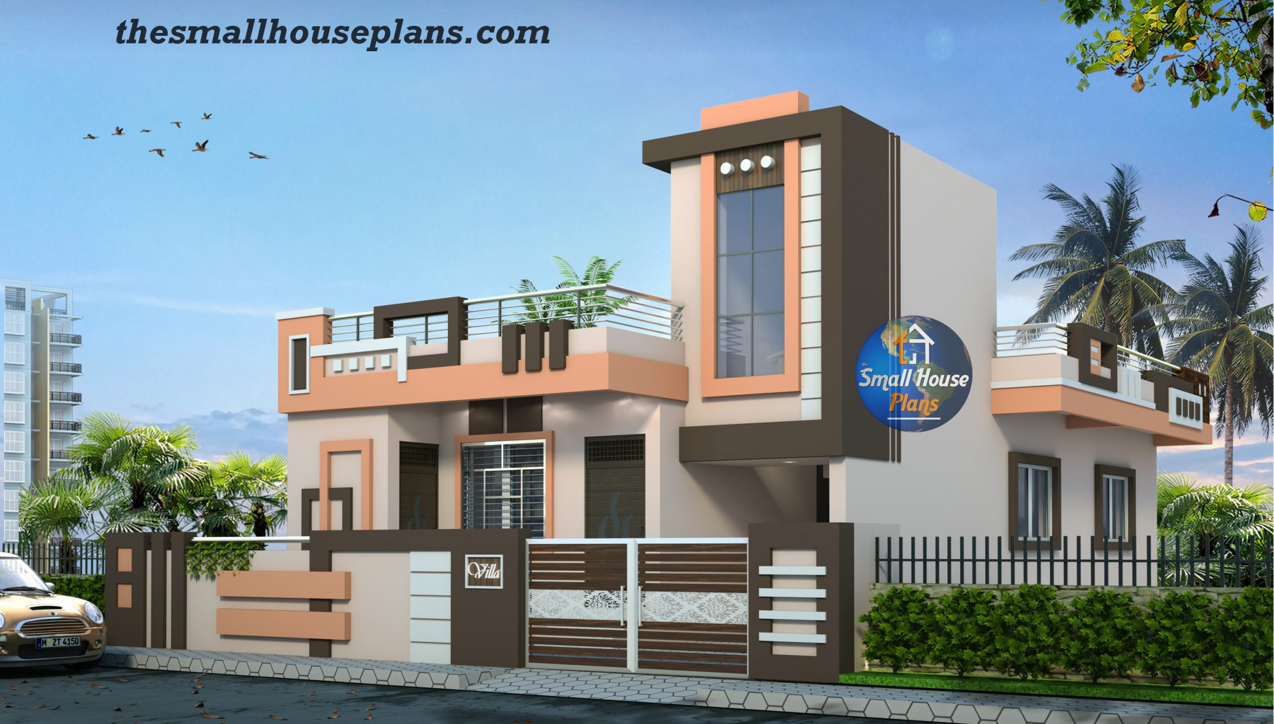 small house front elevation design