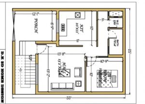 25×30 house plan | 25*30 1BHK house plan | 750 sq ft small house plan ...