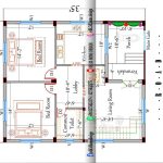 1000 sq ft modern duplex house plan