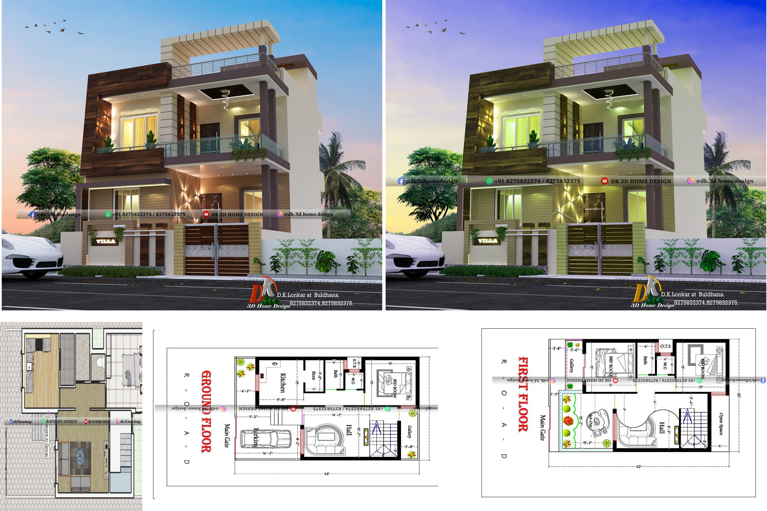 1000 sq ft modern duplex house plans and designs